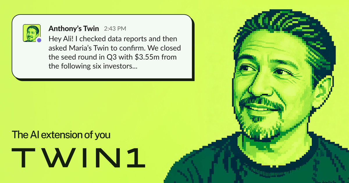 Twin1 AI Emerges With $20M Seed to Build Digital Twins for Every Professional